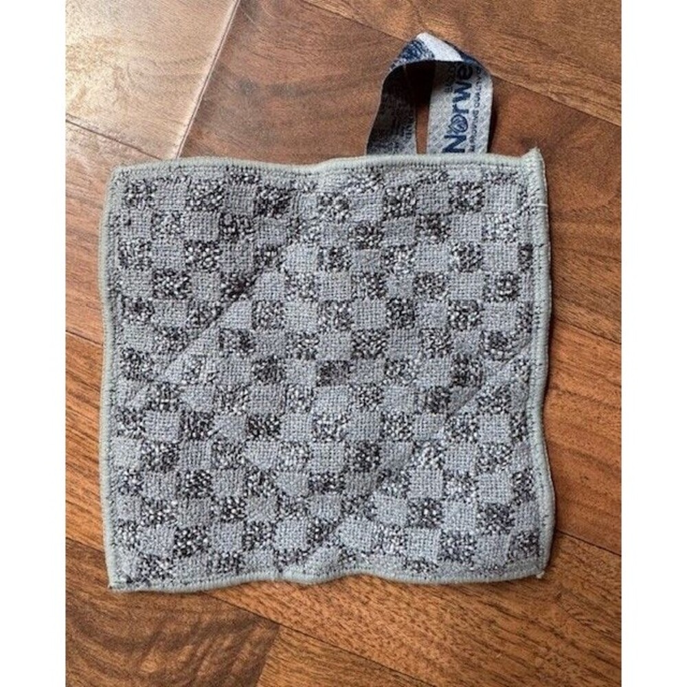 Norwex Enviroscrub Gray Graphite Barely Used‎ microfiber Scrub Cloth